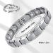 DGUSO Men's Magnetic Bracelet - Titan Steel Adjustable Jewelry with Gift Box | Stylish Magnetic Hard Band & Ring Set - Buy Online on GoSupps.com