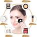 2PCS Velvet Powder Puffs Set - Reusable Makeup Sponge for Pressed and Loose Powder - Dual-Use Tool in Black & White - Buy Online on GoSupps.com
