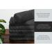 Filament Alley 6 Pack Bath Towel Set - Luxury Cotton Towels for Pool, Gym, Spa, Hotel - Absorbent, Lightweight, Soft - Charcoal Grey - 22x44 Inches (Pack of 6) - Buy Online on GoSupps.com