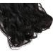 Silk-co 24" One Piece Clip in Hair Extensions (Natural Black) Long Curly Wavy Hairpiece 3/4 Full Head 24 Inch(Curly) Natural Black - Buy Online on GoSupps.com