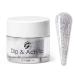 Premium Silver Glitter Dipping Powder Sparkle Nail Dip Powder, Beginner Acrylic Powder for Nail French Manicure DIY Salon Home Use, No Color Difference (117)