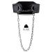 FITTEGE DIP Belt with Chain & 2 Carabiners | Black Weight Lifting Belt for Bodybuilding & Strength Training - Durable Fitness Accessory - Buy Online on GoSupps.com