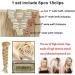 26 Long Straight Ombre Colorful Synthetic Clip in Hair Extensions - Sandy Blonde/Bleach Blonde - 8Pcs 18Clips - 26 Inch - Buy Online on GoSupps.com