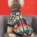 Yaodhaod XL Multicolored Dog Sweater - Ultra Soft Fleece Winter Clothing for Small Dogs | Ethnic Style Thermal Puppy Sweatshirt - Buy Online on GoSupps.com