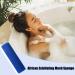 Fravsiu African Mesh Sponge Mesh Back Sponge for Shower Smoother Nylon Mesh Bath Towel | 3 Pieces Bath Sponges for Dead Skin Removal for Women and Men Blue - Buy Online on GoSupps.com