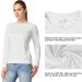 BALEAF Women's UPF50+ Sun Protection Long Sleeve Shirt - Medium, White - Buy Online on GoSupps.com