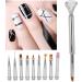 Nail Art Liner Nail Art Painting Pen Fine Craftsmanship Painting Pen DIY Dotting Design for Nail Shop Household(Silver) - Buy Online on GoSupps.com