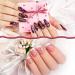 PAGOW 16 Sheets Heart Nail Art Stickers - Self-Adhesive Love Decals for Nail Decoration - Fingernail Stickers for Women, Girls, Kids - Buy Online on GoSupps.com