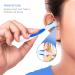 Q Grips Earwax Removal Tool - Reusable Spiral Ear Wax Remover Kit with 16 Soft Replacement Heads - Safe Ear Cleaner for Adults and Kids (Blue) - Buy Online on GoSupps.com