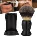 Professional Acrylic Shaving Brush Holder for Beard Brush - Durable Black Shaving Tools Set - Buy Online on GoSupps.com