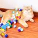 FYKERO Interactive Cat Toys cat balls gun with 50pcs Colourful Plush Balls Cat Ball Toy Set for Indoor Cat exercise Training Chasing & Relax - Buy Online on GoSupps.com