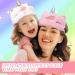 Newcotte Unicorn Sleep Masks - Set of 12 | Plush Rainbow Eye Covers for Women | Funny Blindfold for Night, Travel, Nap & Party - Buy Online on GoSupps.com