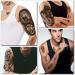 Realistic Waterproof Temporary Tattoo Stickers - Large Tiger, Lion, Skull & Skeleton Designs - 70 Sheets Half Arm Sleeve for Men & Women - Long Lasting 3D Fake Tattoos for Adults & Teens - Buy Online on GoSupps.com