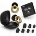 Audree Style Ear Plugs for Noise Reduction Reusable High Fidelity Earplugs for Concerts Musicians Motorcycles Study Parent Party Flights & Noise Sensitivity 18-29dB Noise Cancelling Gold