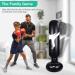 Inflatable Kids Punching Bag 160cm - Freestanding Boxing Equipment with Air Pump for Karate & Martial Arts Practice - Relieve Energy - Black Large - Buy Online on GoSupps.com
