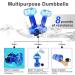 Aquatic Dumbbells Set - Water Weights for Pool Exercise | Aqua Fitness Equipment for Water Aerobics & Resistance Training - Large Blue - Buy Online on GoSupps.com