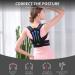 Hameisen Back Brace Posture Corrector for Women and Men - Upper Back Straightener with Elastic Straps and Steel Bar Support - Improves Posture and Provides Pain Relief - Black S/M - Buy Online on GoSupps.com