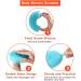 Shampoo Brush Bath Kit - Silicone Hair Scalp Massager & Skin Exfoliation Pad - Green - Buy Online on GoSupps.com