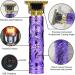 Buy Cordless Hair Clippers for Men - Portable 5.7 Inch Rechargeable Hair Remover with 6 Earpick Tools (Purple) | Best International Shipping - Buy Online on GoSupps.com