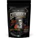GothRider Grease Whole Bean Coffee (12 oz) - USDA FairTrade and COR Certified Organic Coffee Beans Slow-Roasted Coffee Beans Neapolitan Blend Dark Roast Whole Bean Coffee