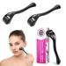 2 pieces of Dermaroller 0.5mm Microneedling Roller with 540 Beauty bar roller 0.5mm bar roller micronadel roller for beard growth facial skin care anti-aging anti-folds