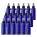 TIANZD 100 Pieces Empty 100 ml Blue PET Plastic Fine Mist Pump Spray Bottles with Black Top Portable Sprayer for Perfume Water Cosmetic Travel Containers Refillable 2x Funnel