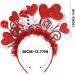 Vatocu LED Valentine's Day Headband Luminous Heart Headpiece Red Lips Headband Sequins Heart Hair Accessories for Holiday Wedding Birthday Party Gift - Buy Online on GoSupps.com