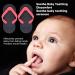 Silicone Flip-Flop Baby Bite Ring - Reusable Teething Toy for Gum Relief & Emotional Calm | Black - Buy Online on GoSupps.com