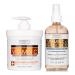 Advanced Clinicals Vitamin C Brightening Cream + Vitamin C Antioxidant Glow Facial Mist Set