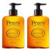 Pears Pure & Gentle with Natural Oils Hand Wash | 98% Pure Glycerin Soap and Moisturizing Liquid Hand Soap for Dry Hands with Natural Essential Oils | Pack of Two | 250 ML Natural Oils 8.45 Fl Oz (Pack of 2)