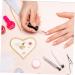 Premium Mikinona Manicure Tools Set | Heart Resin Nail Makeup Palette & Mixing Plates for Flawless Nails - Buy Online on GoSupps.com