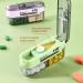 Portable Coupe Comprim Coupe Medicaments en 2 en 4 Coupe Pilule pour Petits et Grands Comprim s Coupe Compar Coupe-Comprim avec Compartiment de Rangement - Buy Online on GoSupps.com