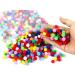 1500 Small 1cm Craft Pom Pom Balls in Bright Assorted Colors - Perfect for DIY Crafts - Buy Online on GoSupps.com