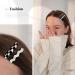 Cptots 12PCS No Bend Hair Clips - Black and White Fashion Hair Pins for Women - Buy Online on GoSupps.com