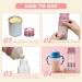 Smilcloud Baby Milk Powder Dispenser - Portable Travel Container with 4 Twist-Lock Compartments - Buy Online on GoSupps.com
