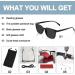 OCCI CHIARI XL Sunglasses with Readers for Men - Comfortable Sun Reading Glasses (1.25x Black) - Perfect for Large Heads - International Shipping Available - Buy Online on GoSupps.com