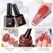 MEET ACROSS Jelly Gel Nail Polish Set - 6 Morandi Colors for Salon Gel Manicure and DIY Nail Art (Gray, Purple, Yellow) - Buy Online on GoSupps.com