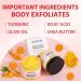 Turmeric and Kojic Body Scrub Exfoilating and Brightening Body Scrub for Bikini Area Armpit Butt Back Underarm and Dull Skin Body Exfoliator for Ingrown Hair Treatment for Deep Cleansing - Buy Online on GoSupps.com