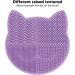 Makeup Brush Cleansing Bowl Drying Holder Makeup Brush Cleansing Mat Prevent Damage Skin Friendly for Home Use (Purple) - Buy Online on GoSupps.com