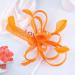 Lurrose Mesh Flower Hair Clip Fascinator Hair Pins Brooch Vintage Tea Party Hair Accessories for Women (Orange) - Buy Online on GoSupps.com