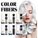 Supersize Color Fibers With Refill Set Colored Hair Thickener True Hair Supersize Color Fibers Temporary Hair Color for Root Touchup with Hair Thickening Fibers Hair Fiber Powder (White) - Buy Online on GoSupps.com