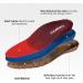 Plantar Fasciitis Relief Cork Insoles - Arch Supports for Flat Feet & High Arch - Foot Pain Relief Inserts for Work Boots (Red, Men 11-12.5/Women 12-13.5) - Buy Online on GoSupps.com