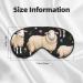 Soft Sheep and Lambs Printed Eye Mask - Adjustable Breathable Light Blocking Double-Sided Sleep Mask for Ultimate Comfort - Buy Online on GoSupps.com