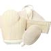 Exfoliating Loofah Bathing Set: Sponge Pads, Back Scrubber, Glove - Shower Sponges for Women & Men - Buy Online on GoSupps.com