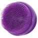 COHEALI Silicone Bath Brush Household Cleaning Tools Silicone Cleaning Brush Cleaning Brushes for Household Use Body Cleaning Brush Bathing Supply Bathing Scrubber Miss Toiletries Purple 9x8cm