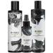 MOEHAIR Hi-Vibes Vegan Shampoo Conditioner and Serum | Argan Oil Shampoo and Conditioner Set with Anti Frizz Hair Serum | Infused With Avocado Sunflower and Coconut Oil | Sulfate and Paraben Free Trio Set