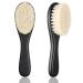 Barber Fade Brush Set - 2 Pieces Soft Beard Brush and Neck Duster with Wooden Handle for Hair Cutting Kits - Buy Online on GoSupps.com