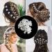 20PC Wedding Hairpins Set | Pearl & Diamond Bridal Hair Clips for Brides & Bridesmaids | Perfect for Bridal Hairstyles - Buy Online on GoSupps.com