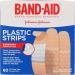 Band Aid Adhesive Bandages Plastic Strips 60 Bandages