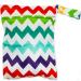 Small Wet Bag Waterproof Wet Dry Bag Washable Cloth Diaper Bags with Double Zippers Daycare Organiser Bag for Swimsuits Hanging Wet or Dry Clothes Storage Bag 20*25cm